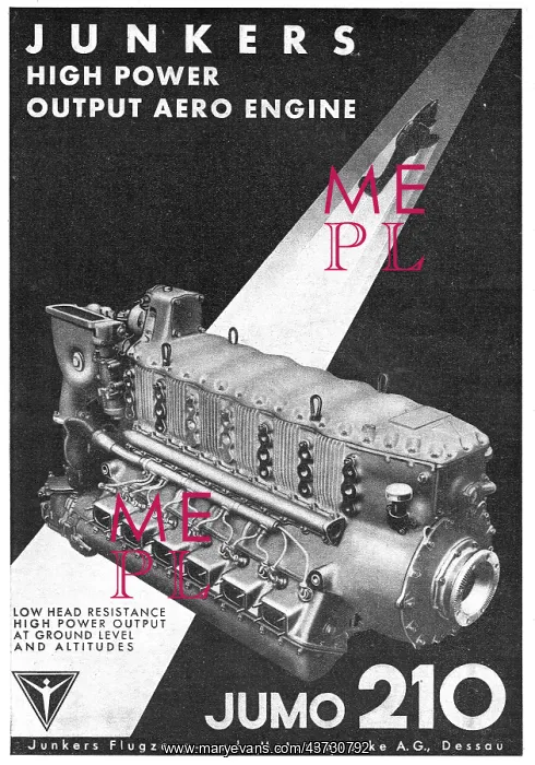 : Junkers Jumo 210 Aero Engine : Junkers Jumo 210 Aero Engine