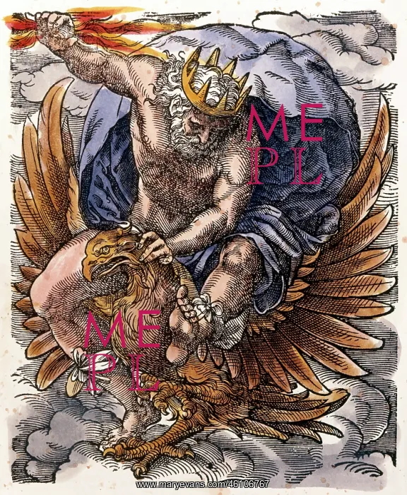 : Jupiter, with eagle and bolt : Jupiter, with eagle and bolt