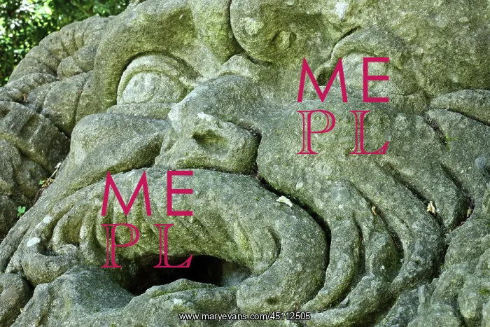 : Jupiter head, Garden of Bomarzo, Bomarzo, Lazio, Italy : Jupiter head, Garden of Bomarzo, Bomarzo, Lazio, Italy