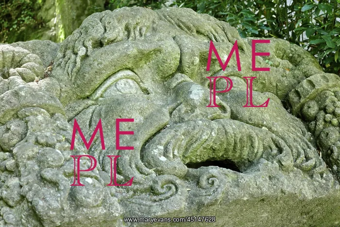 : Jupiter head, Garden of Bomarzo, Bomarzo, Lazio, Italy : Jupiter head, Garden of Bomarzo, Bomarzo, Lazio, Italy