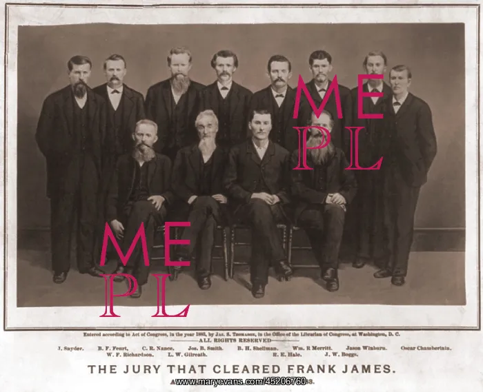 : The jury that acquitted Frank James, for ? : The jury that acquitted Frank James, for ?