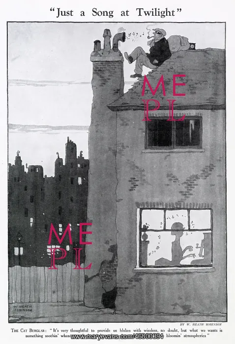 : Just a Song at Twilight by Heath Robinson : Just a Song at Twilight by Heath Robinson