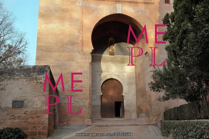 : Justice Gate, Alhambra, Granada, Andalusia, Spain : Justice Gate, Alhambra, Granada, Andalusia, Spain