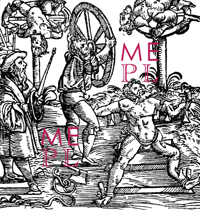 : justice, penitentiary system, breaking wheel : justice, penitentiary system, breaking wheel