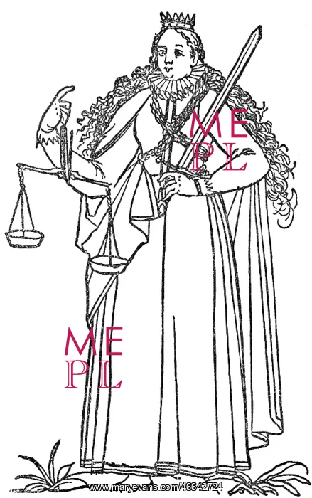 : Justitia, goddess of justice : Justitia, goddess of justice