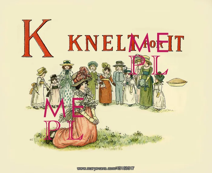  : K Knelt for it