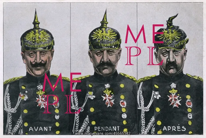 : The Kaiser suffers throughout the war : The Kaiser suffers throughout the war