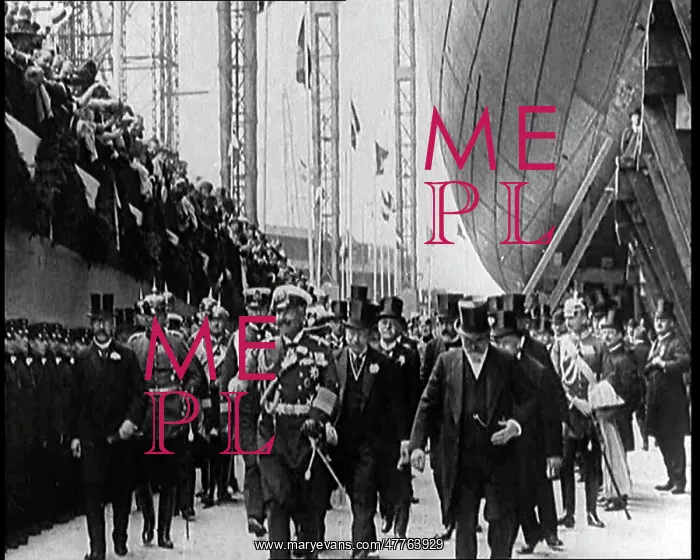 : Kaiser Wilhelm II Of Germany at the Launching : Kaiser Wilhelm II Of Germany at the Launching