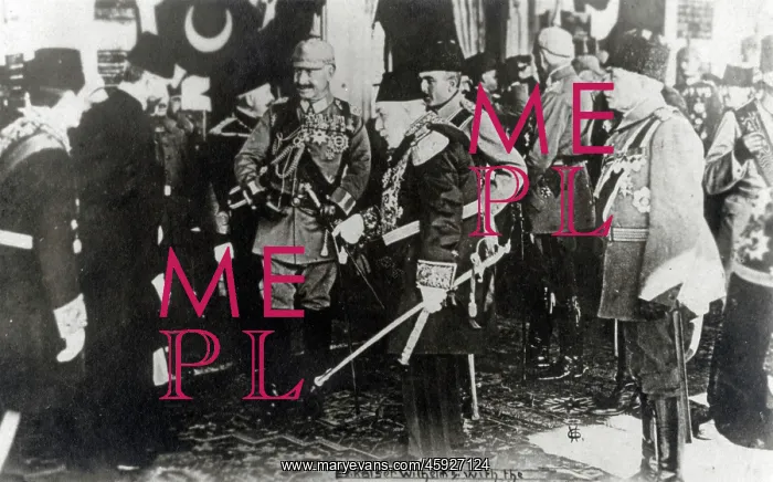 : Kaiser Wilhelm II with Sultan Reshad V - Istanbul, Turkey : Kaiser Wilhelm II with Sultan Reshad V - Istanbul, Turkey