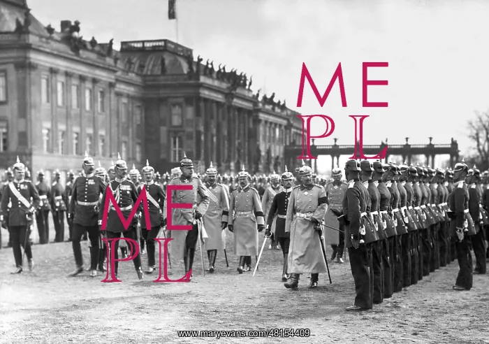  : Kaiser Wilhelm II. visits the first Leibkompanie (body compa