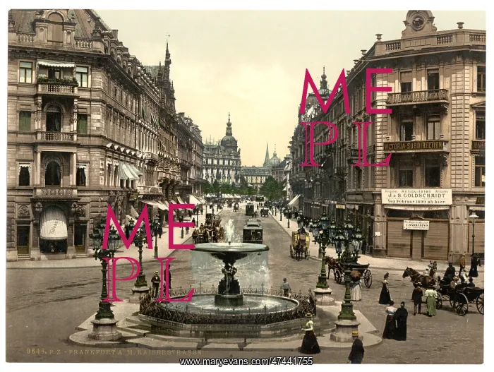 : Kaiserstrasse, Frankfort on Main (i.e. Frankfurt am Main), G : Kaiserstrasse, Frankfort on Main (i.e. Frankfurt am Main), G