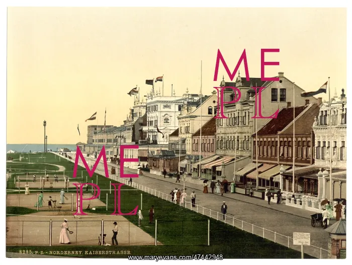 : Kaiserstrasse, Norderney, Germany : Kaiserstrasse, Norderney, Germany