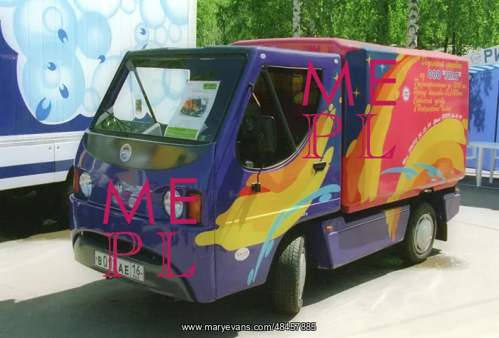 : KamAZ microcar at motor show in Kazan, 1996 : KamAZ microcar at motor show in Kazan, 1996