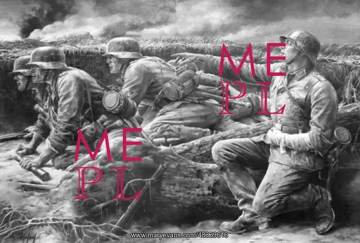 : Kampfgeist by Will Tschech, 1942 : Kampfgeist by Will Tschech, 1942
