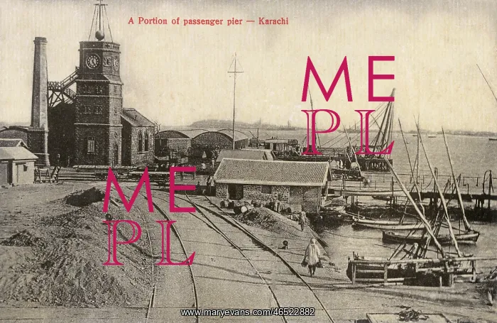 : Karachi, Pakistan - Section of the Passenger Pier : Karachi, Pakistan - Section of the Passenger Pier