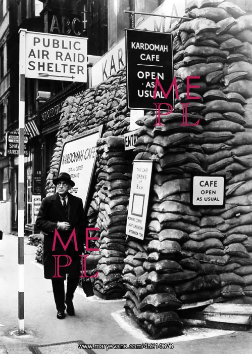 : The Kardomah Cafe, outfitted as an air raid ? : The Kardomah Cafe, outfitted as an air raid ?