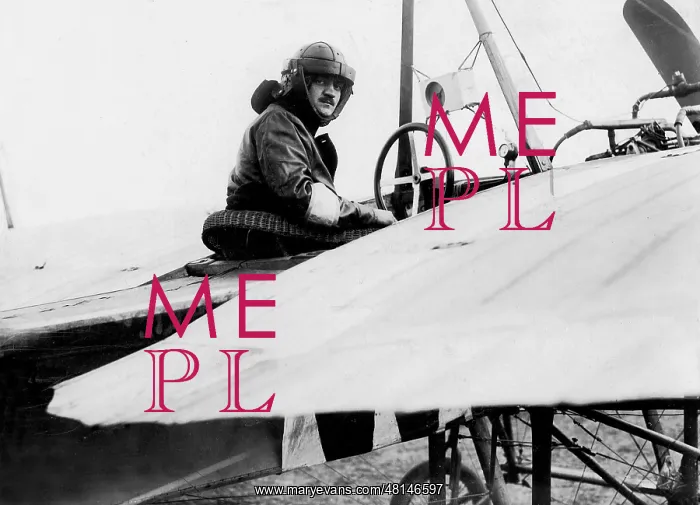 : Karl Caspar in a Rumpler Taube, 1914
