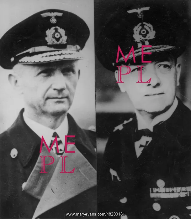 : Karl Doenitz and Erich Raeder, 1943 : Karl Doenitz and Erich Raeder, 1943