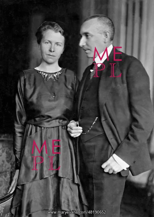  : Karl Helfferich and wife, 1921