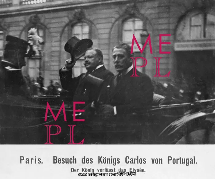 : Karl I. - king - Portugal - Gemahl von Prinzessin Amalie von Frankreich Bourbon-Orleans : Karl I. - king - Portugal - Gemahl von Prinzessin Amalie von Frankreich Bourbon-Orleans