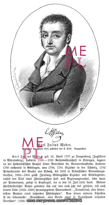  : KARL JULIUS WEBER