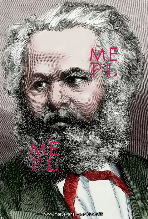 : Karl Marx (1818-1883). German Philosopher, political economi : Karl Marx (1818-1883). German Philosopher, political economi