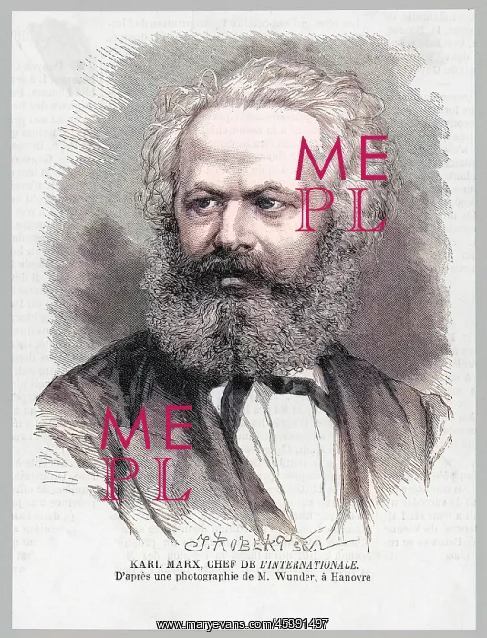 : KARL MARX German radical political thinker : KARL MARX German radical political thinker