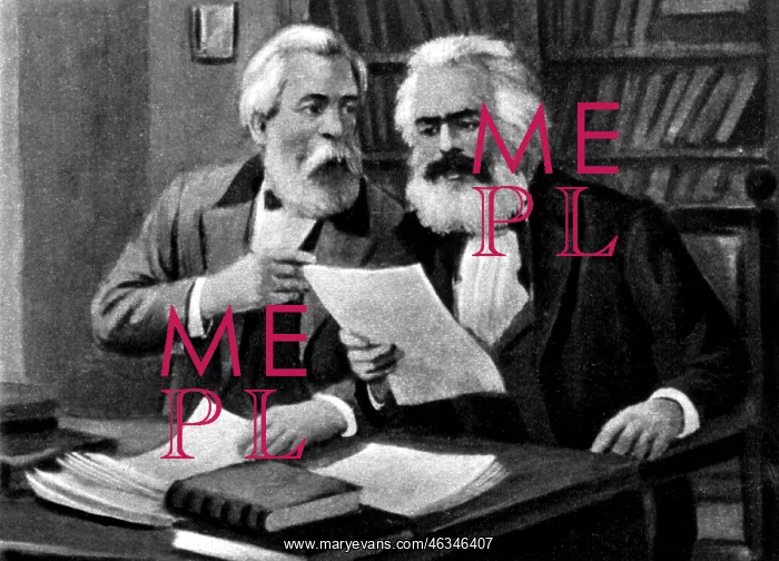  : KARL MARX. Karl Marx and Friedrich Engels
