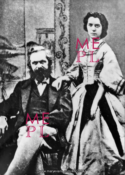 : Karl Marx and Jenny Marx, 1886 : Karl Marx and Jenny Marx, 1886