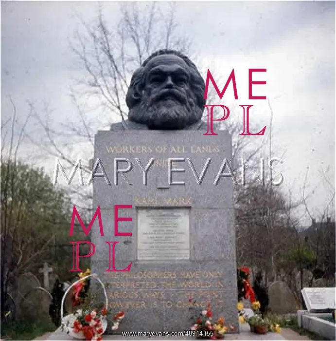 : KARL MARX'S GRAVE : KARL MARX'S GRAVE