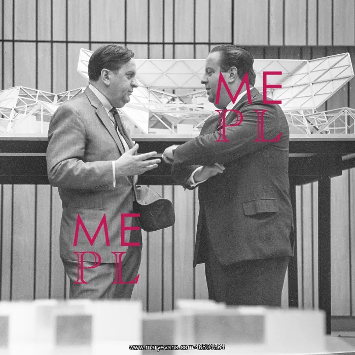 : Karl Schwanzer and Manfred Mautner Markhof : Karl Schwanzer and Manfred Mautner Markhof