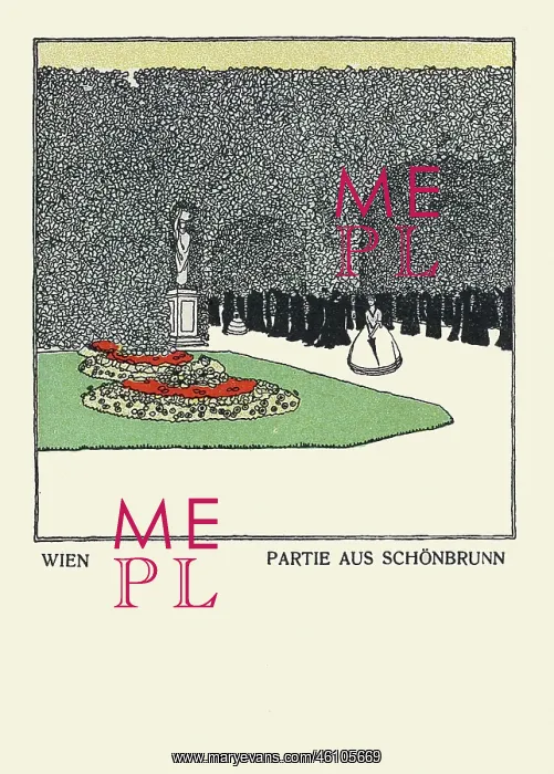 : Karl Schwetz. Vienna. Section of Schonbrunn : Karl Schwetz. Vienna. Section of Schonbrunn