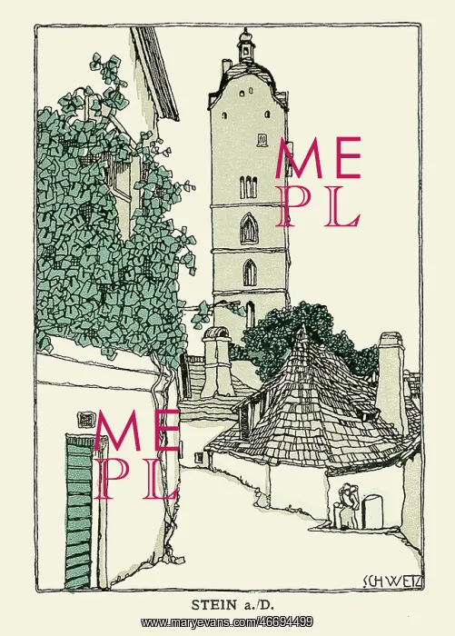  : Karl Schwetz. Wachau. Stein on the