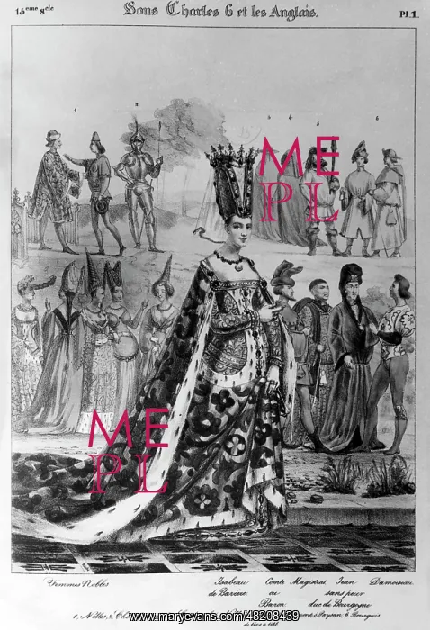  : Karl VI. - king - France - Valois - Gemahl von Isabella - 01.01.1368-31.12.1422