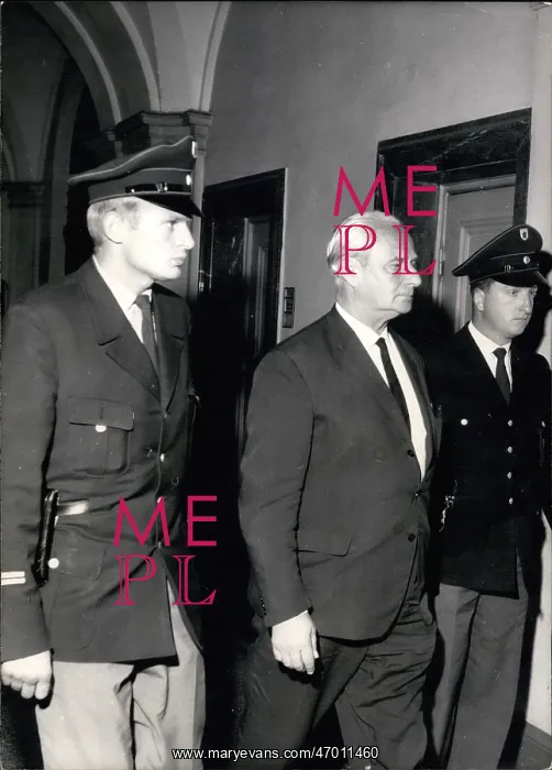 : Karl Wolff during trial for war crimes, Munich : Karl Wolff during trial for war crimes, Munich
