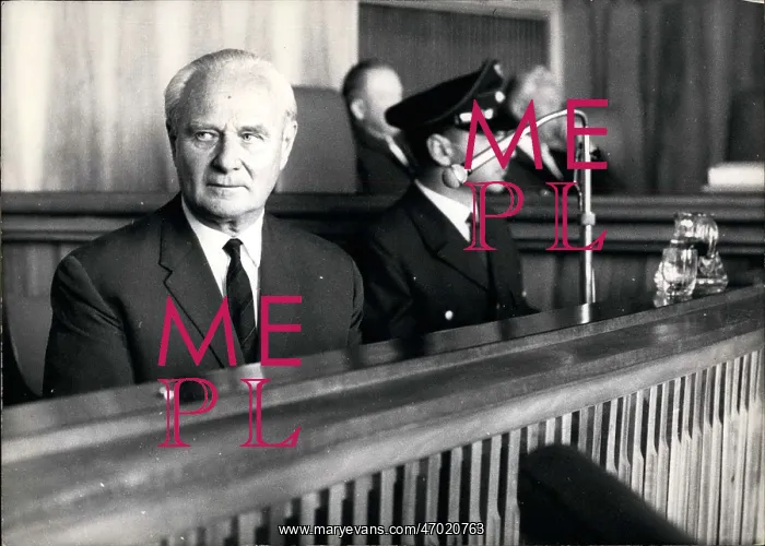 : Karl Wolff on trial for war crimes, Munich : Karl Wolff on trial for war crimes, Munich