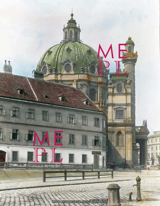 : The Karlskirche : The Karlskirche