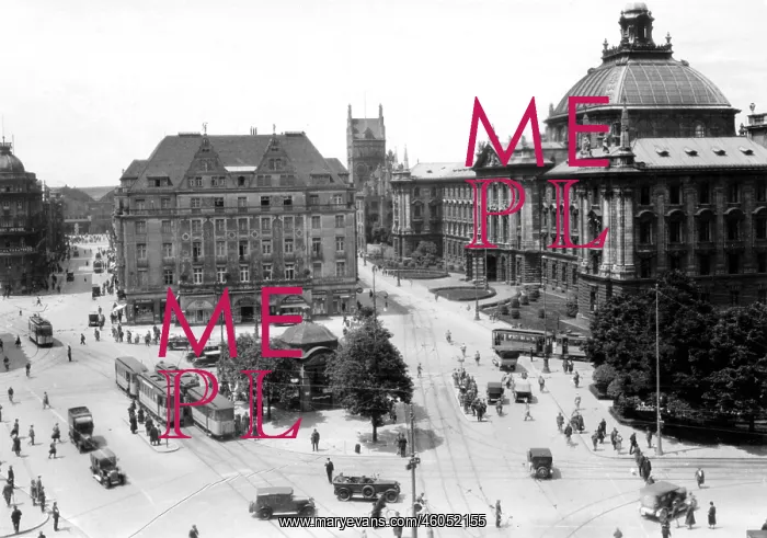 : Karlsplatz, Munich c. 1925 : Karlsplatz, Munich c. 1925