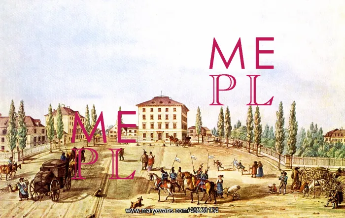 : Karlsplatz / Stachus in Munich, 1810 : Karlsplatz / Stachus in Munich, 1810