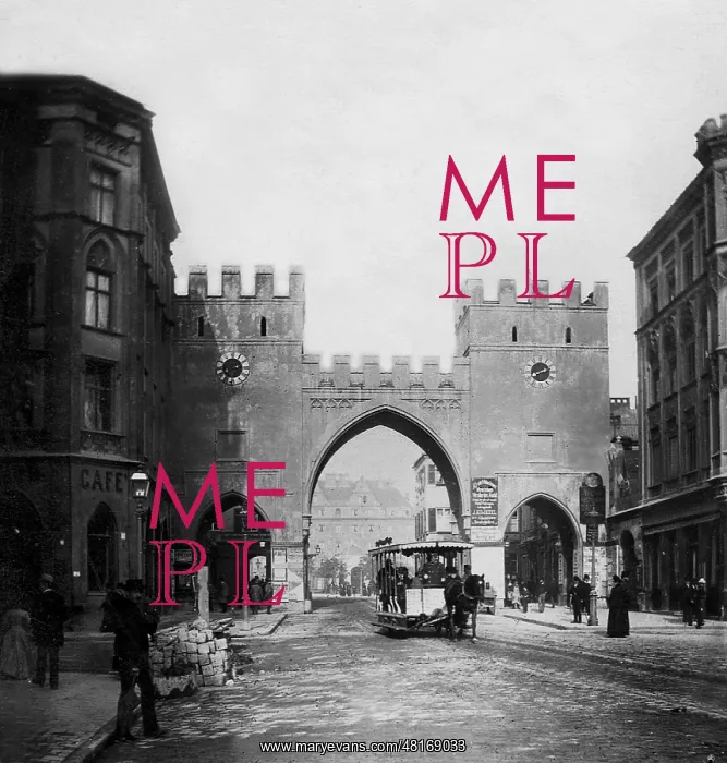 : The Karlstor in Munich, before 1914 : The Karlstor in Munich, before 1914