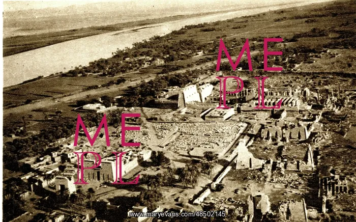  : Karnak, Egypt from the air