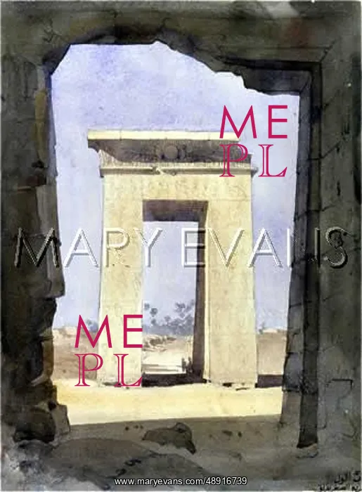 : KARNAK / EGYPT / C.1840 : KARNAK / EGYPT / C.1840