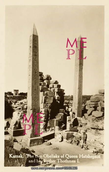 : Karnak Temple Complex, Egypt - Two Obelisks : Karnak Temple Complex, Egypt - Two Obelisks
