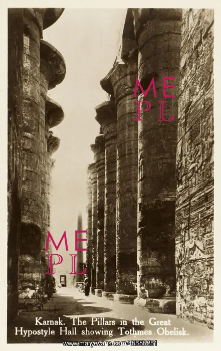 : Karnak Temple Complex, Egypt - Pillars of the Hypostyle Hall : Karnak Temple Complex, Egypt - Pillars of the Hypostyle Hall