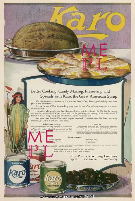 : KARO SYRUP ADVERT : KARO SYRUP ADVERT