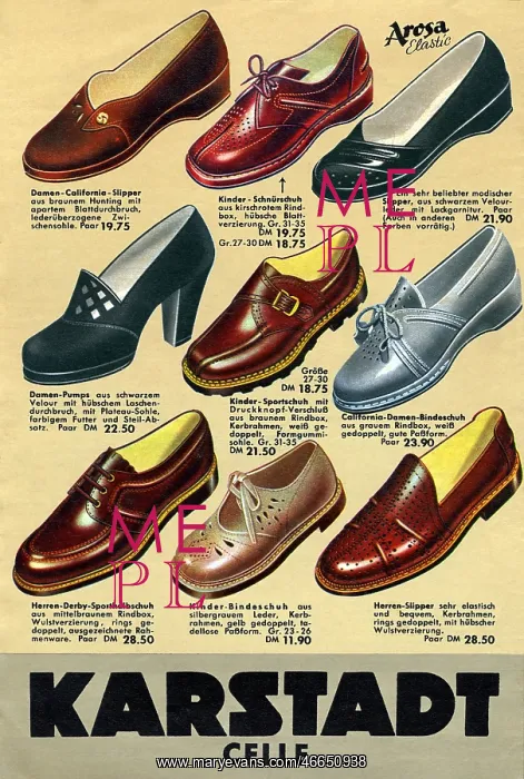 : Karstadt shoe advert : Karstadt shoe advert