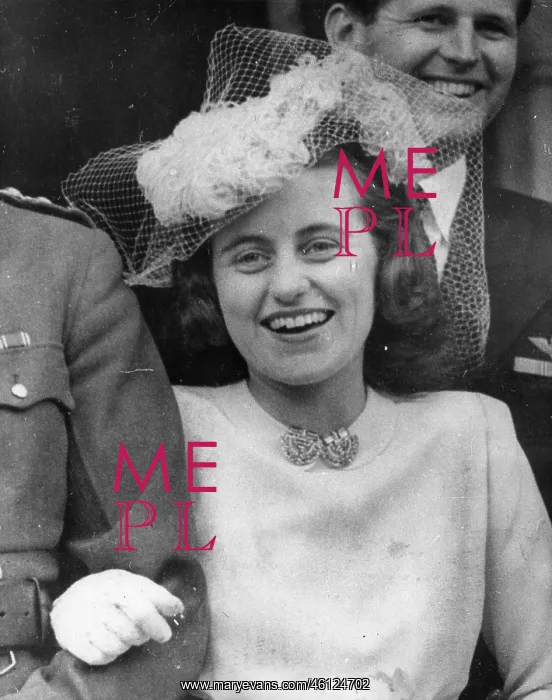 : Kathleen Agnes Kennedy at her wedding : Kathleen Agnes Kennedy at her wedding