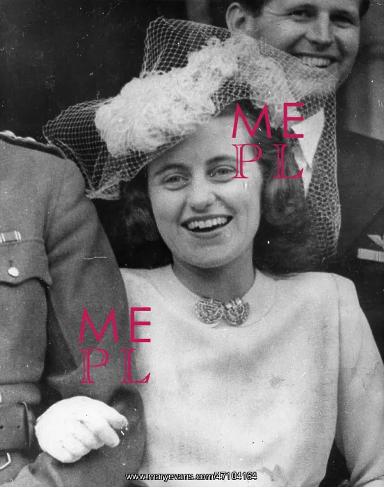 : Kathleen Agnes Kennedy at her wedding : Kathleen Agnes Kennedy at her wedding