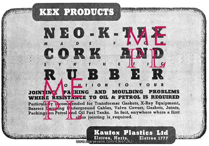 : Kautex Neo-K-Tex Jointing Material. Cork & Rubber Jointing : Kautex Neo-K-Tex Jointing Material. Cork & Rubber Jointing