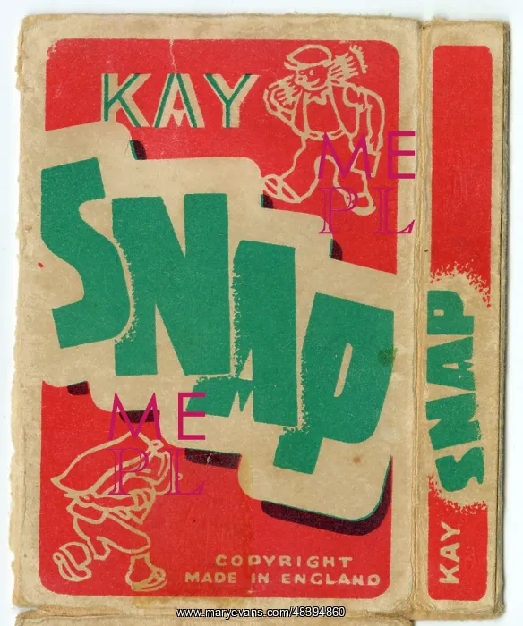  : Kay Snap playing cards - box design